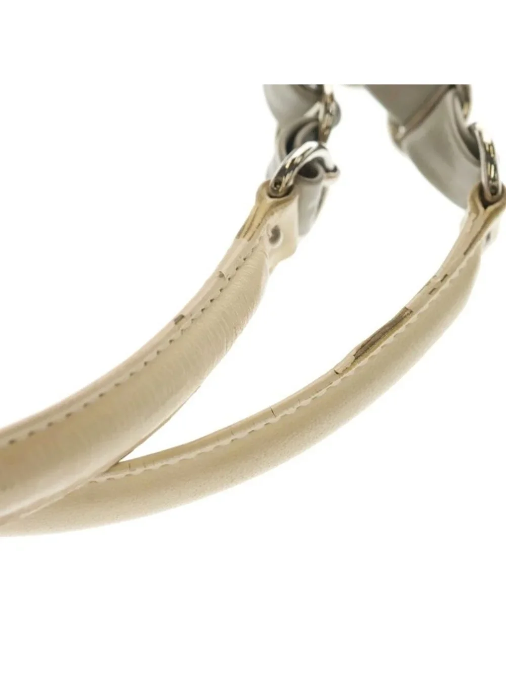 Dior Romantic Trotter Mini Chain Shoulder Bag White